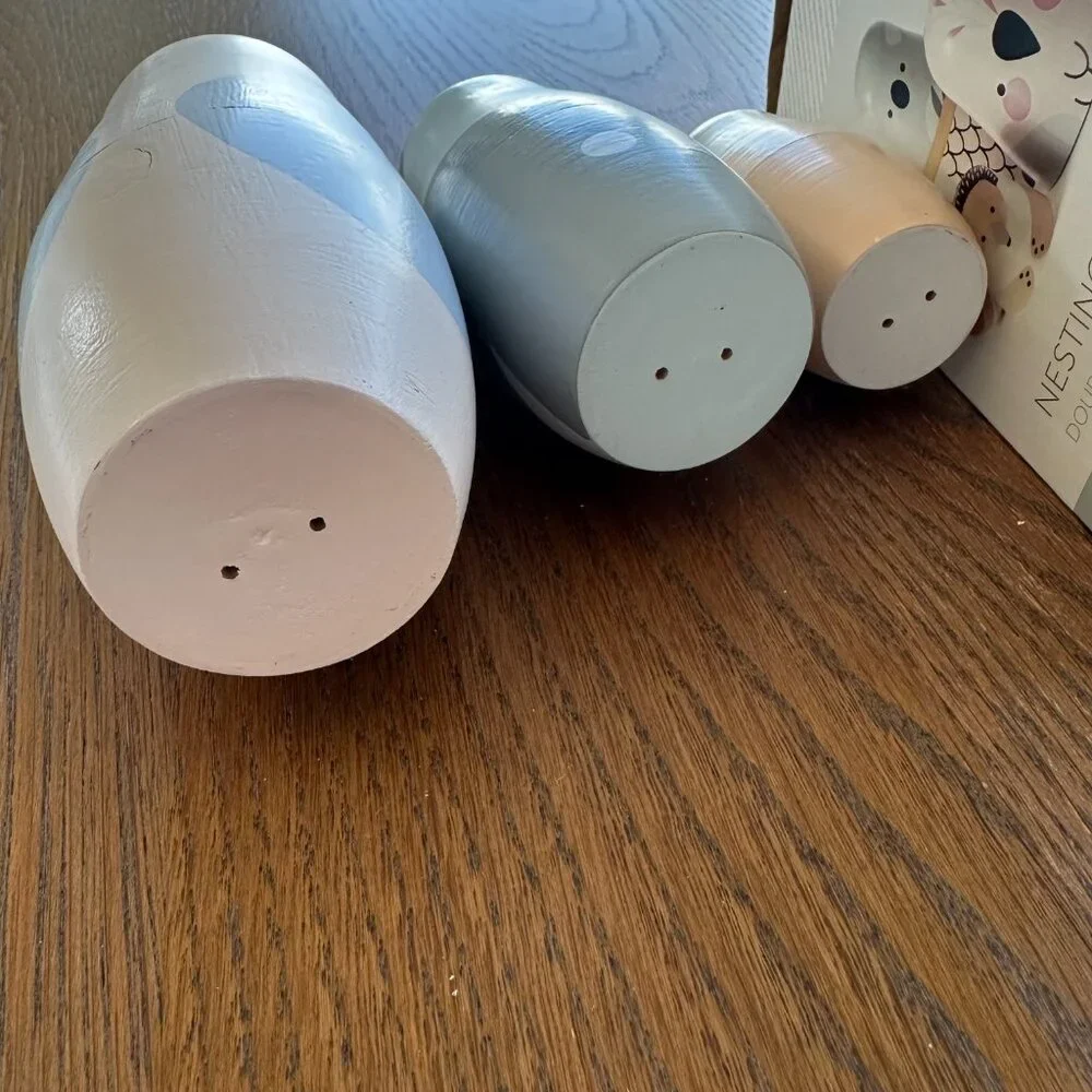 NWOT Australian Animals Nesting Dolls Wooden Toy Koala Echidna Galah
